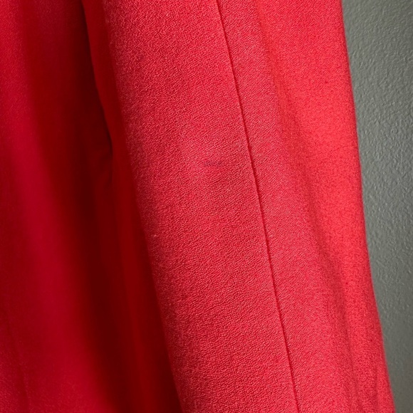 BCBGMaxAzria Orange Sheath Mini Dress Crew Neck Sleeveless - Picture 4 of 5